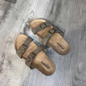 Brown Birkenstocks